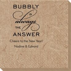 Bubbly is the Answer Bali Napkins