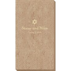 Little Star of David Bali Guest Towels