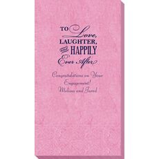 To Love Laughter Happily Ever After Bali Guest Towels