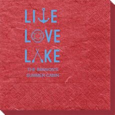 Live, Love, Lake Bali Napkins
