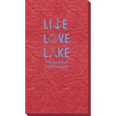 Live, Love, Lake Bali Guest Towels