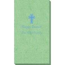Outlined Cross Bali Guest Towels