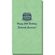Sophisticated Birthday Cake Bali Guest Towels