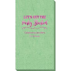 Let's Get the Party Started Bali Guest Towels