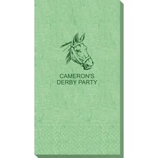 Outlined Horse Bali Guest Towels