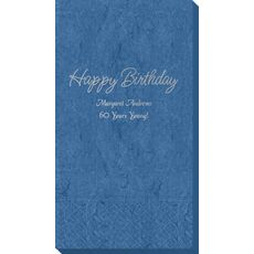 Perfect Happy Birthday Bali Guest Towels