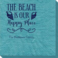 The Beach Is Our Happy Place Bali Napkins