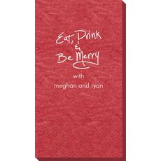 Fun Eat Drink & Be Merry Bali Guest Towels