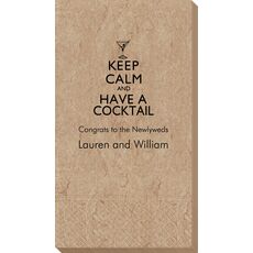 Keep Calm and Have a Cocktail Bali Guest Towels