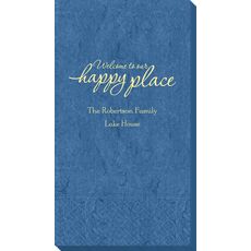 Welcome to Our Happy Place Bali Guest Towels