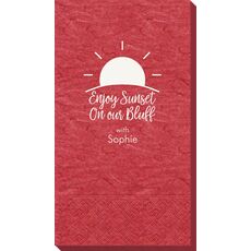 Enjoy Sunset on our Bluff Bali Guest Towels