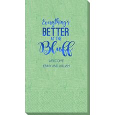 Everything's Better at the Bluff Bali Guest Towels