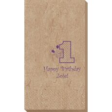 First Birthday Bali Guest Towels