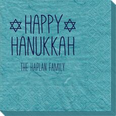 Hanukkah Jewish Stars Bali Napkins