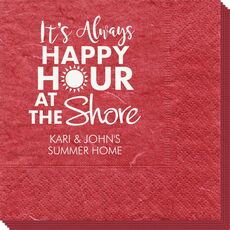It's Always Happy Hour at the Shore Bali Napkins