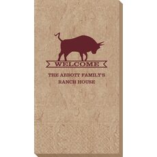 Ranch Welcome Banner Bali Guest Towels
