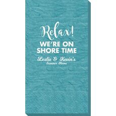 Relax We're On Shore Time Bali Guest Towels
