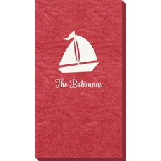 Sailboat Silhouette Bali Guest Towels