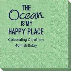 The Ocean is My Happy Place Bali Napkins