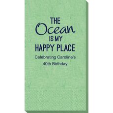 The Ocean is My Happy Place Bali Guest Towels