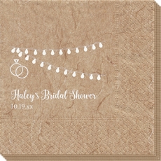 Wedding String Lights Bali Napkins