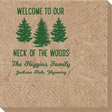 Welcome To Our Neck Of The Woods Bali Napkins