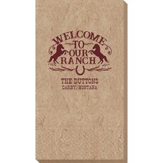 Welcome To Our Ranch Bali Guest Towels