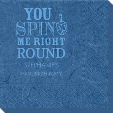You Spin Me Right Round Bali Napkins