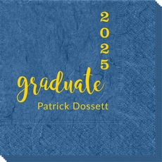 Graduate and Year Graduation Bali Napkins