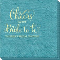 Cheers To The Bride To Be Bali Napkins