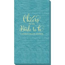Cheers To The Bride To Be Bali Guest Towels