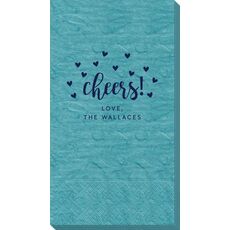 Confetti Hearts Cheers Bali Guest Towels