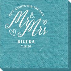 Mr. and Mrs. Best Wishes Bali Napkins