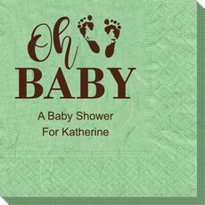 Oh Baby with Baby Feet Bali Napkins