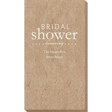 Bridal Shower Honoring Bali Guest Towels