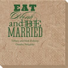 Eat Drink and Be Married Bali Napkins