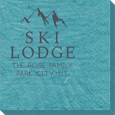 Mountain Ski Lodge Bali Napkins