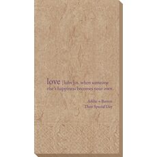 Definition of Love Bali Guest Towels
