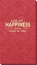 Love and Happiness Scroll Bali Guest Towels