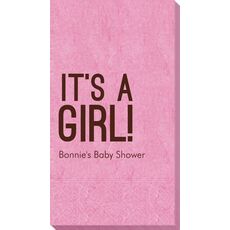 Bold It's A Girl Bali Guest Towels