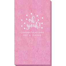 Confetti Dots Oh Yeah! Bali Guest Towels