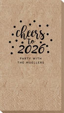 Confetti Dots Cheers to the New Year Bali Guest Towels