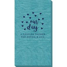 Confetti Hearts Our Day Bali Guest Towels