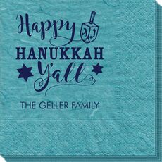 Happy Hanukkah Y'all Bali Napkins