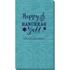 Happy Hanukkah Y'all Bali Guest Towels