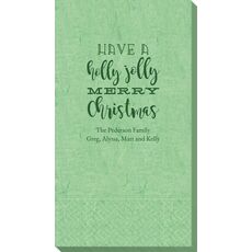 Holly Jolly Christmas Bali Guest Towels