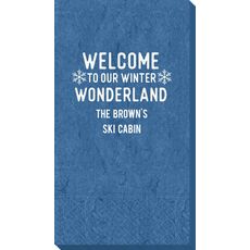 Welcome To Our Winter Wonderland Bali Guest Towels