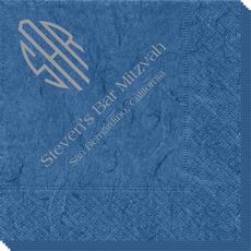 Shaped Oval Monogram with Text Bali Napkins