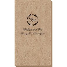 Pick Your Anniversary Wreath Bali Guest Towels
