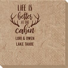 Life Is Better At The Cabin Bali Napkins